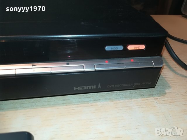 sony rdr-hx780 dvd recorder-hdd/dvd/usb/hdmi-160gb+remote, снимка 7 - Плейъри, домашно кино, прожектори - 29059365