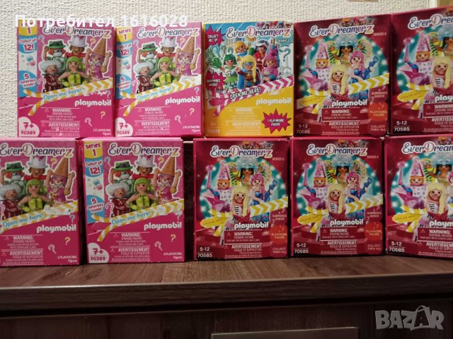 Playmobil EverDreamerz Surprise Box - музикален свят 70585,Комичен свят- 70478.Бонбонен свят 70389