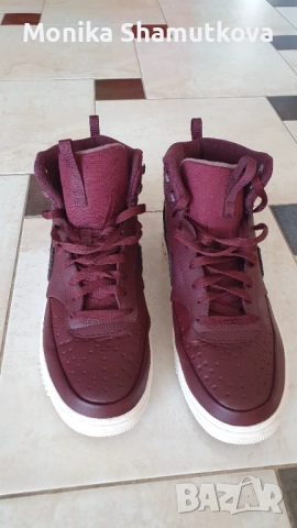 Мъжки зимни боти Nike цвят бордо, снимка 9 - Мъжки боти - 52576843
