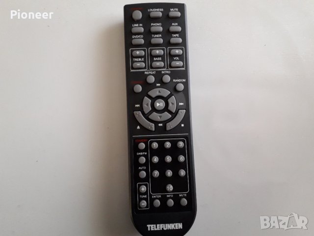 Telefunken - audio sistem - дистанционно управление, снимка 1