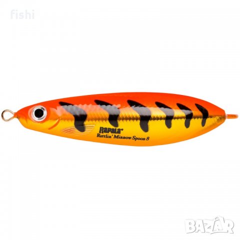 Тракащи клатушки за щука Rapala Rattlin’ Minnow Spoon, снимка 6 - Такъми - 37666843