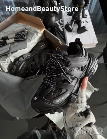 Balenciaga Track Black 🖤, снимка 2 - Маратонки - 52487120