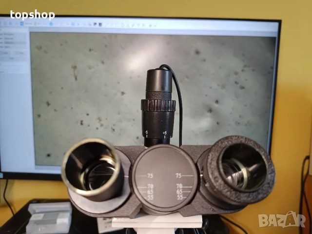 ТЕСТВАН ПРОФЕСИОНАЛЕН тринокулярен микроскоп с увеличение 40X-5000X, лабораторен клас..., снимка 13 - Медицинска апаратура - 50577200