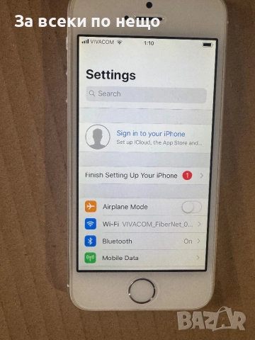 iphone 5s 32gb ОТКЛЮЧЕН! , Айфон 5s, снимка 15 - Apple iPhone - 52428639