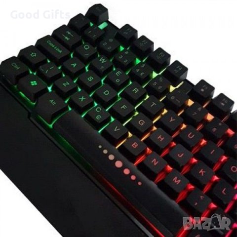 Геймърска клавиатура Weibo WB-100 Dark Hero, снимка 5 - Клавиатури и мишки - 39301165