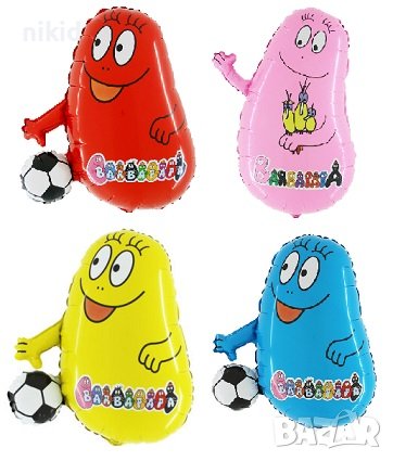 Барбарон Барбарони Барбароните цял ръст фолио фолиев балон хелий или въздух парти рожден ден