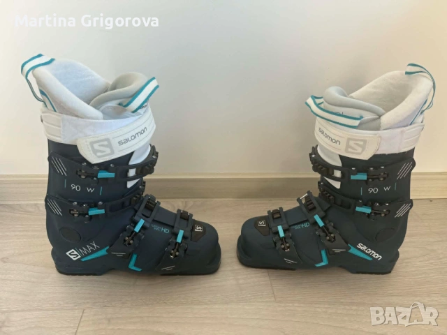 Дамски Ски Обувки Salomon Alp. Boots S/Max 90 W Petrol Bl/Scuba Bl, снимка 2 - Зимни спортове - 53138777