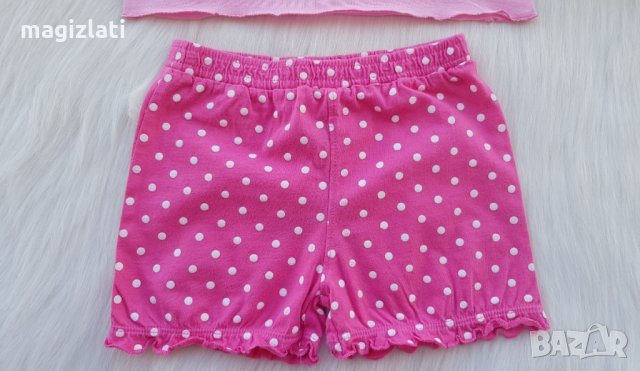Къси панталони F&F и тениска 9-12 месеца, снимка 2 - Комплекти за бебе - 32991500