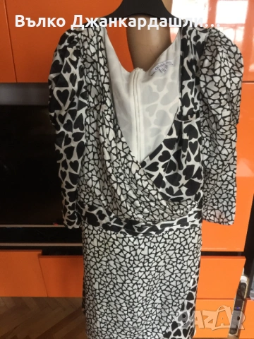 Копринена рокля Olivia Rubin,размер М, снимка 10 - Рокли - 53094143