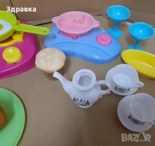 Кукленски котлони и сервиз за игра, снимка 2 - Други - 43076228