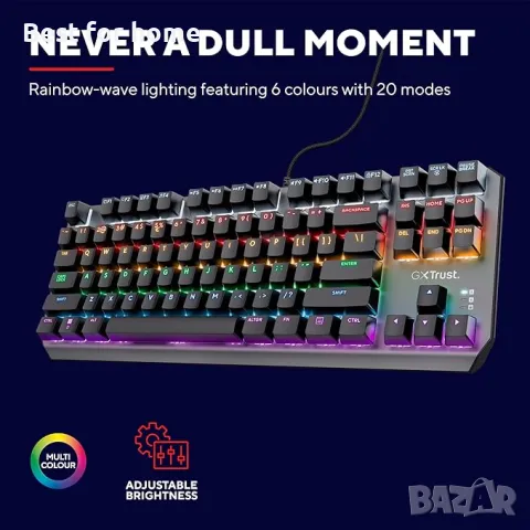 Механична геймърска клавиатура Trust Gaming GXT 834, снимка 4 - Клавиатури и мишки - 50004476