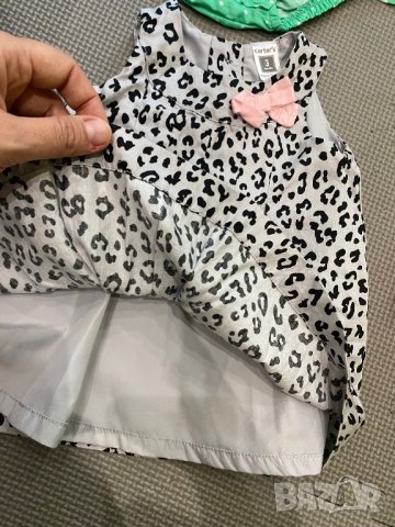 Carters 2бр рокли и комплект 0-3м, снимка 3 - Комплекти за бебе - 28682391