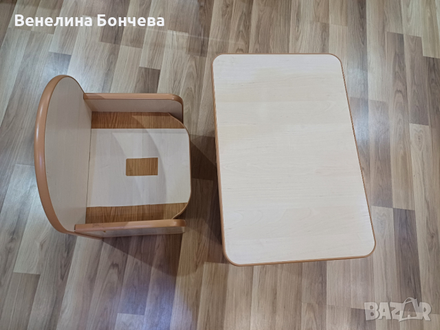 Детско бюро със стол