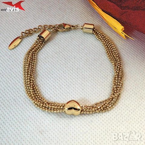 Гривна с 14К златно покритие 234823