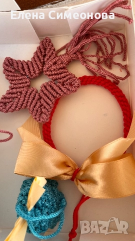 Коледна украса - макраме , снимка 3 - Декорация за дома - 52498294