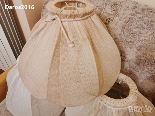 Стари абажури 3 броя , снимка 4 - Антикварни и старинни предмети - 39722004