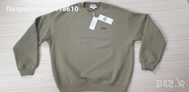 Lacoste Loose Fit Cotton Mens Size 4 - M НОВО! ОРИГИНАЛ! Мъжка Блуза!, снимка 4 - Блузи - 53594850
