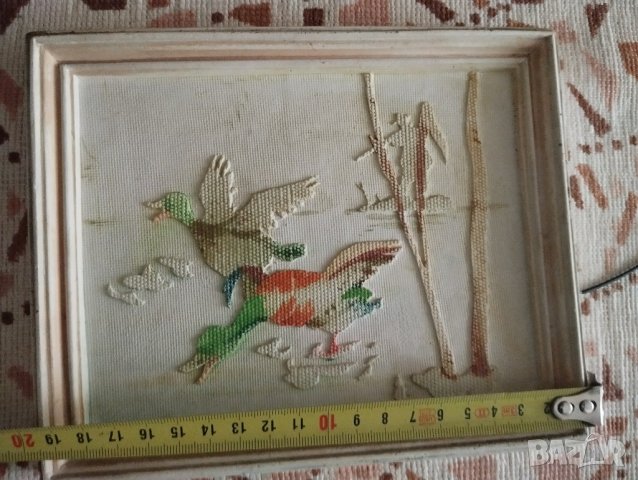 стара керамична декорация за стена, снимка 3 - Други ценни предмети - 40856787