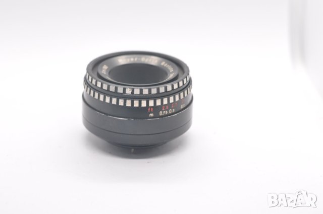 Обектив Mayer-Optik Gorlitz Domiplan 50mm f/2.8 на резба М42, снимка 3 - Обективи и филтри - 43169808