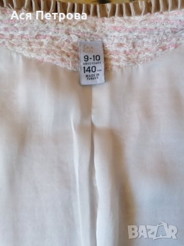 Сако ZARA р.140;  9 - 10 г., снимка 3 - Детски якета и елеци - 28599840