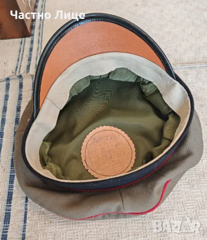 Чисто Нова Българска Армейска Офицерска Фуражка, снимка 4 - Антикварни и старинни предмети - 50335858