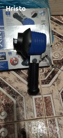 Комплект пневматичен ексцентършлайф с двойно действие 6“ / Scheppach