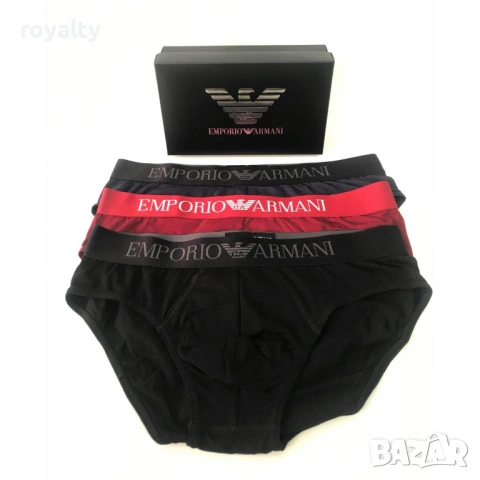Emporio Armani 3 Бр. Мъжки Слипове 