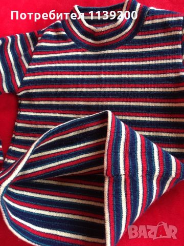 Дънки imps§elfs пуловер Natalys бебешки маркови висококачествени 80см, снимка 10 - Бебешки дънки - 27157271