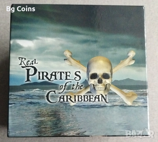 Сребро 1 OZ 2021 Пирати 4 бр , снимка 3 - Нумизматика и бонистика - 53463407