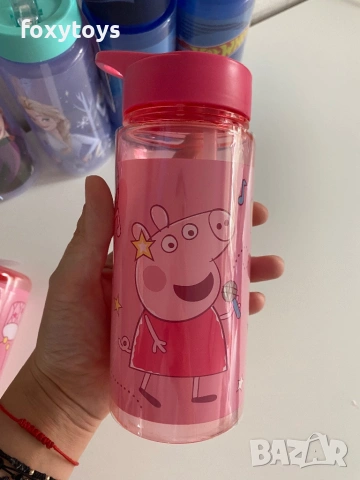 Пластмасова бутилка Frozen, Paw Patrol, Hot Wheels, Peppa Pig, 500 ml, шише, снимка 9 - Други - 53204084