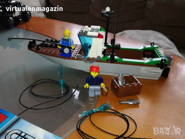Конструктор Лего - Рибарското корабче от 60015 - Coast Guard Plane, снимка 6 - Конструктори - 39311929