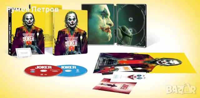 ЖОКЕРА - JOKER - 4K + Blu Ray Steelbook ULTIMATE COLLECTORS EDITION - без БГ субтитри, снимка 3 - Blu-Ray филми - 48027731