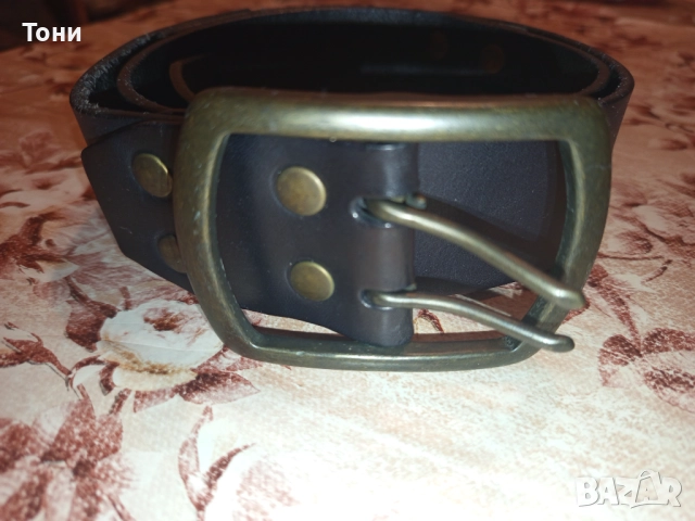 Нов Мъжки Колан Изцяло от Естествена Кожа 100см., снимка 15 - Колани - 52675782