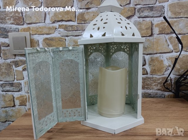 Градински метални фенери / свещник - два размера, снимка 4 - Други - 34938845