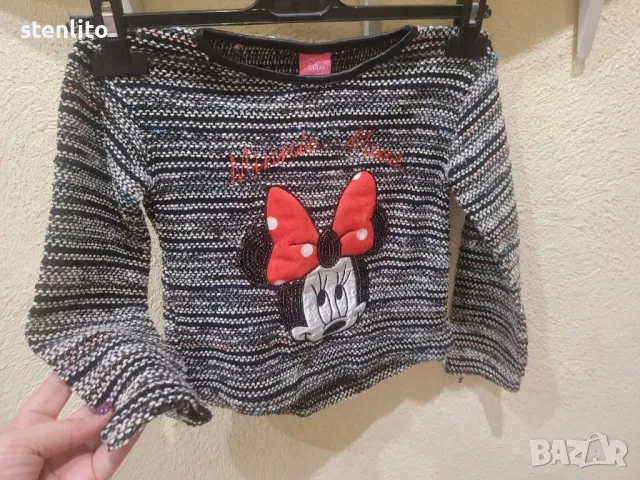 Детска блузка на Disney с Мини Маус, снимка 4 - Детски Блузи и туники - 48227136
