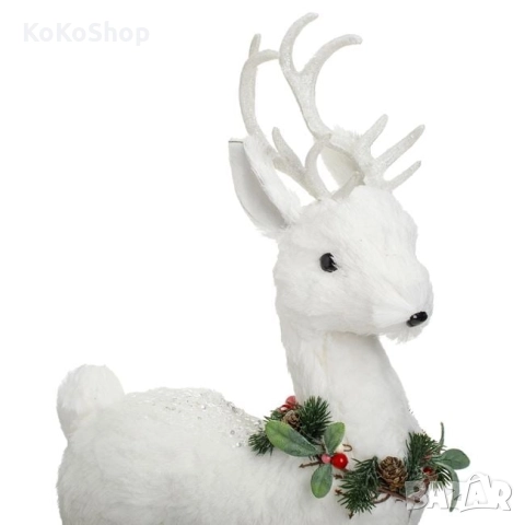 Коледен елен-70 см./Декоративен коледен елен, снимка 3 - Декорация за дома - 52321470