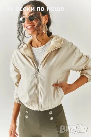 Дамско Яке - 2 Налични Цвята Код LFS317, снимка 3 - Якета - 49440037