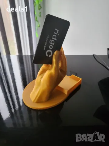Ръчно изработен държач за визитки, 3D принтирана поставка за визитки, снимка 4 - Декорация за дома - 49740604