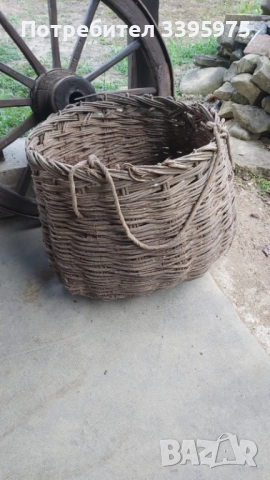 Оригинална кошница за грозде - автентичен рустик стил!, снимка 2 - Декорация за дома - 51694200