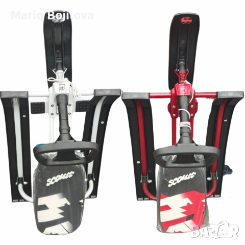 Зимна шейна с кормило, предни и задни ски и метална спирачка Mustang, снимка 13 - Други - 53051200