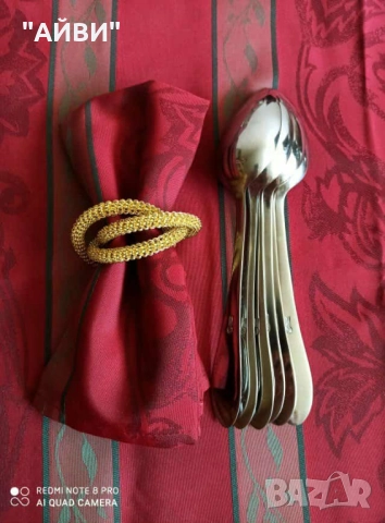 Старинни нови лъжици, снимка 3 - Прибори за хранене, готвене и сервиране - 52188254