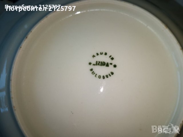 НРБ Порцеланови чинии Изида Izida, снимка 11 - Чинии - 43367659