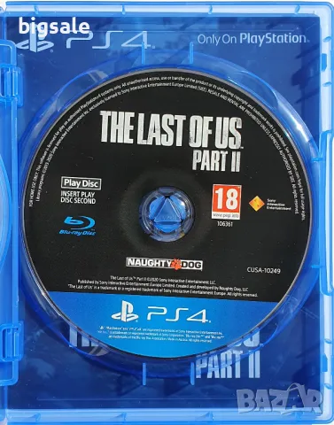 Два диска The Last of Us Part 2 PS4 Playstation 4 Плейстейшън 5 PS5 II, снимка 5 - Игри за PlayStation - 47865559