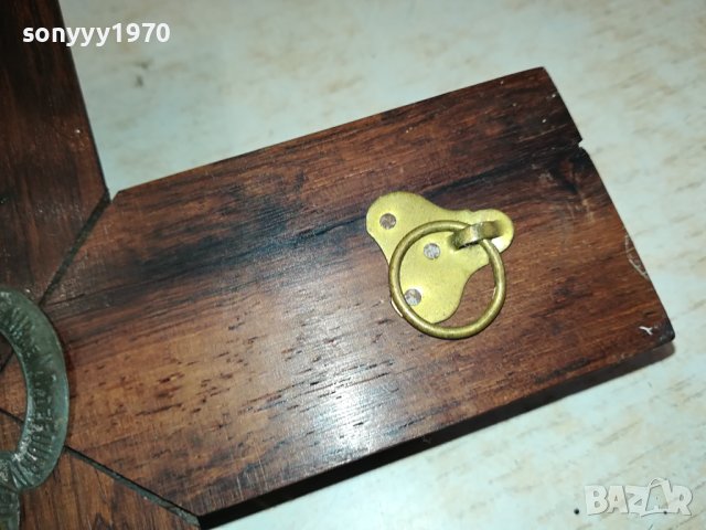 ДЪРВЕН КРИСТ С ХРИСТОС МЕД МЕСИНГ ОТ ФРАНЦИЯ 0312231445, снимка 15 - Антикварни и старинни предмети - 43253246