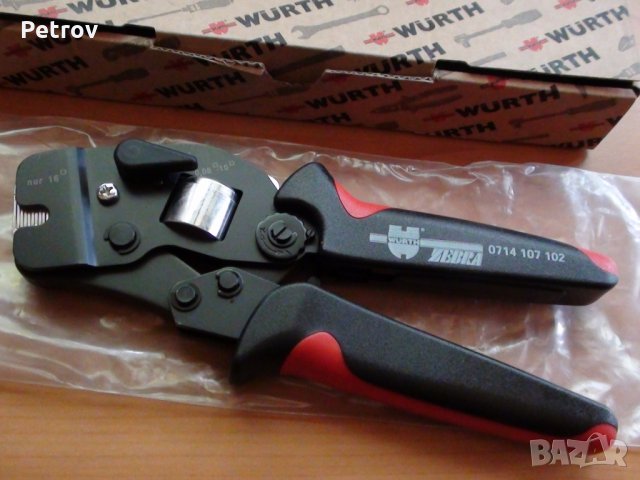 WÜRTH ZEBRA - ТОП PROFI Кримпклещи 0,08 - 16 mm² !!!ЧИСТО  НОВИ , внос Germany, снимка 8 - Клещи - 26428846