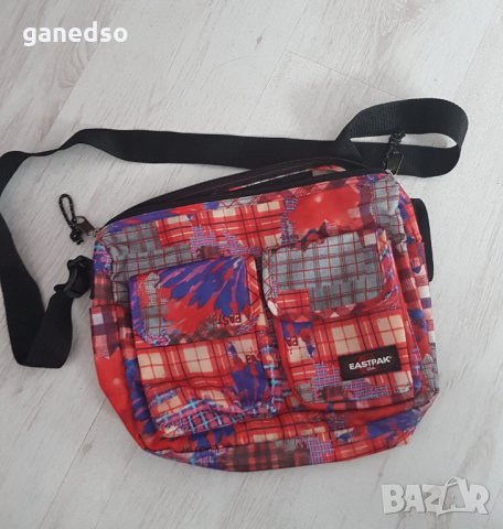 Пъстро шарено сакче, промазан плат 