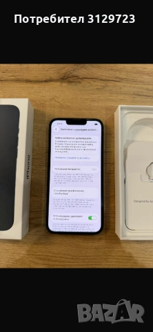 iPhone 13 128gb black- отличен, снимка 3 - Apple iPhone - 53050264