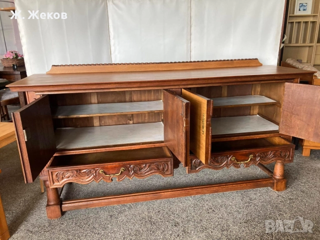 Масивен контрабюфет, снимка 3 - Скринове - 52898269