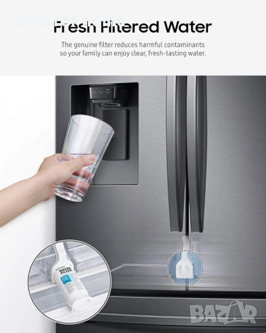 Samsung HAF-CIN/EXP воден филтър за хладилници [Енергиен клас A+++] , снимка 3 - Друга електроника - 53459460