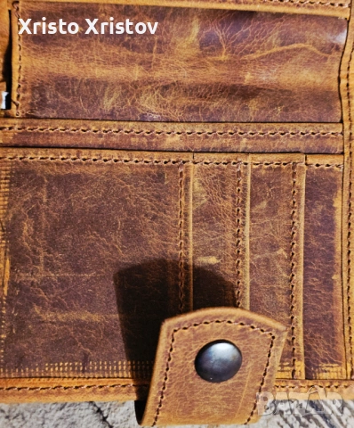 Портмоне Кожа, снимка 5 - Портфейли, портмонета - 53486226